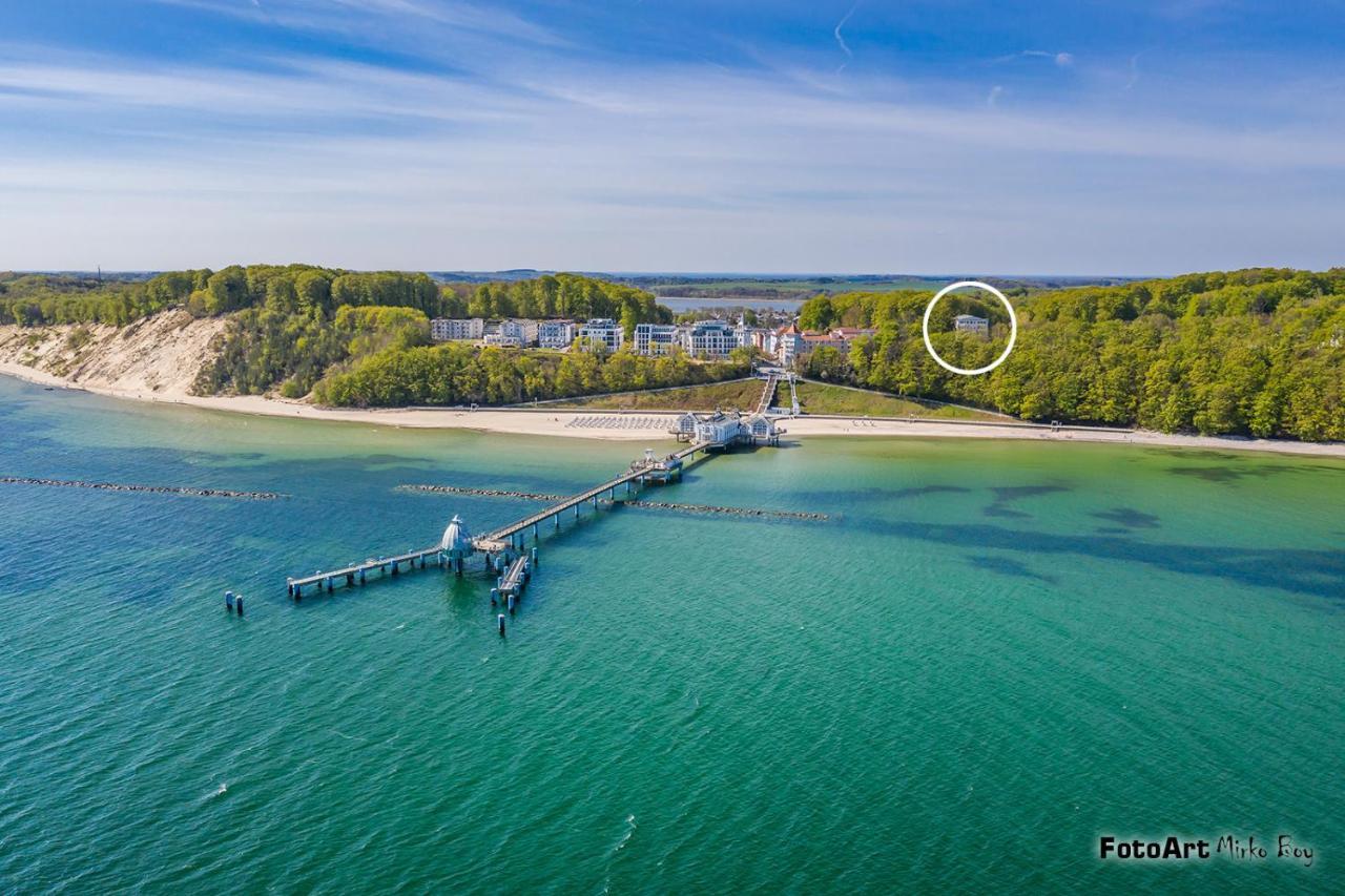 Residenz Seeblick, Fewo 10 Mit Balkon Und Ostseeblick Sellin  ภายนอก รูปภาพ